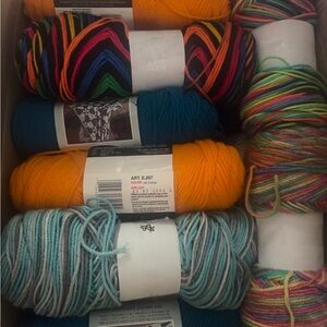 Colorful Yarn Bundle
